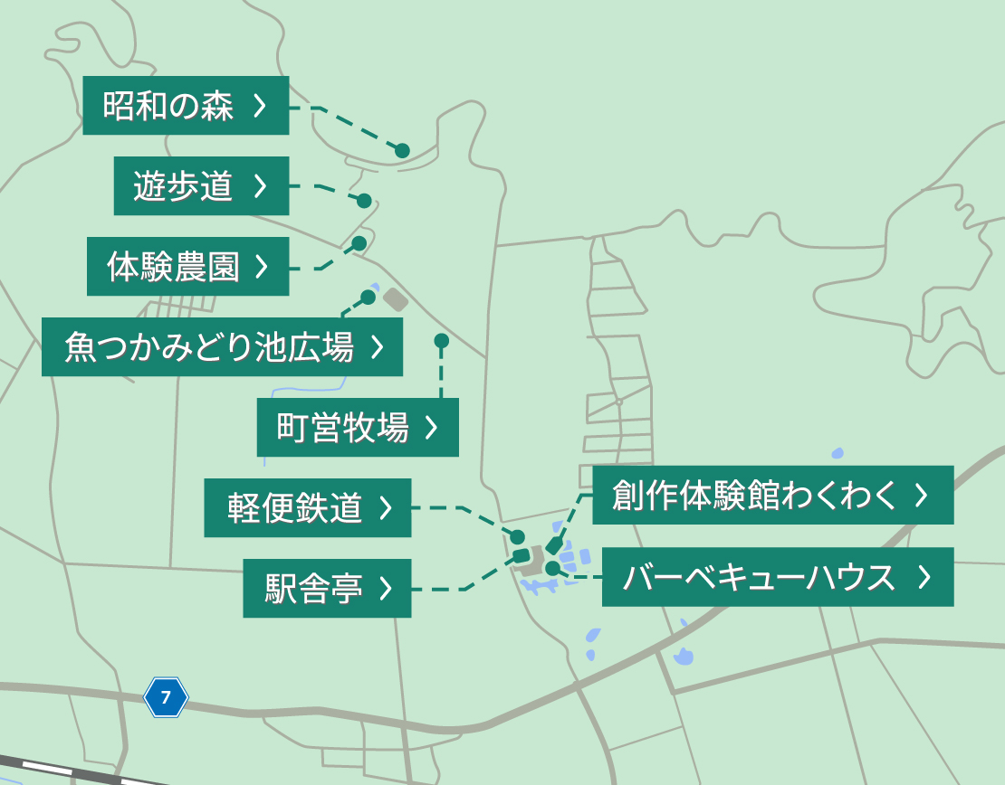 緑の村周辺マップ